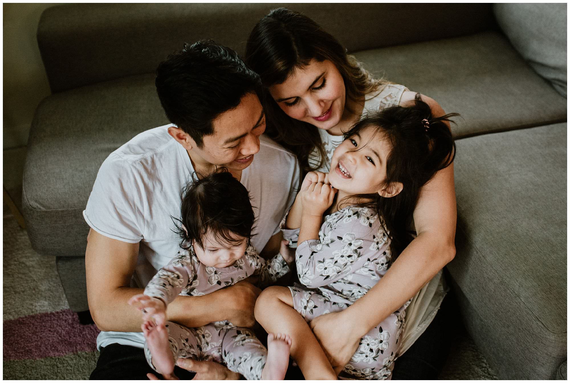 Candid lifestyle family photography Vancouver, family photographer