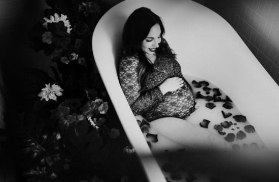 vancouver family photographer, maternity photography, milk bath maternity photos